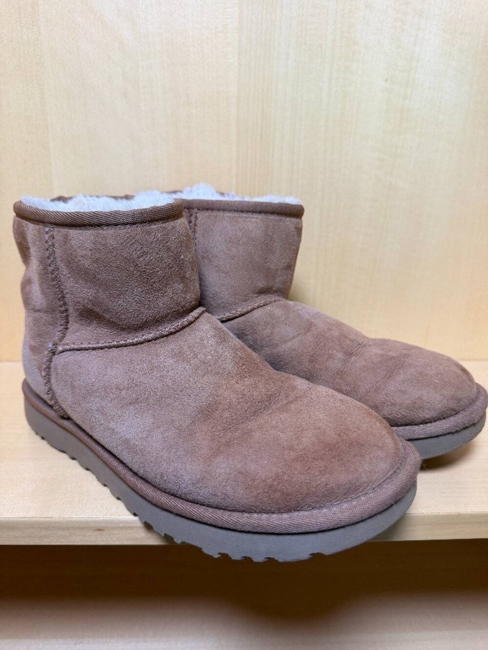 UGG chestnut Classic Mini Boots II- Size 7